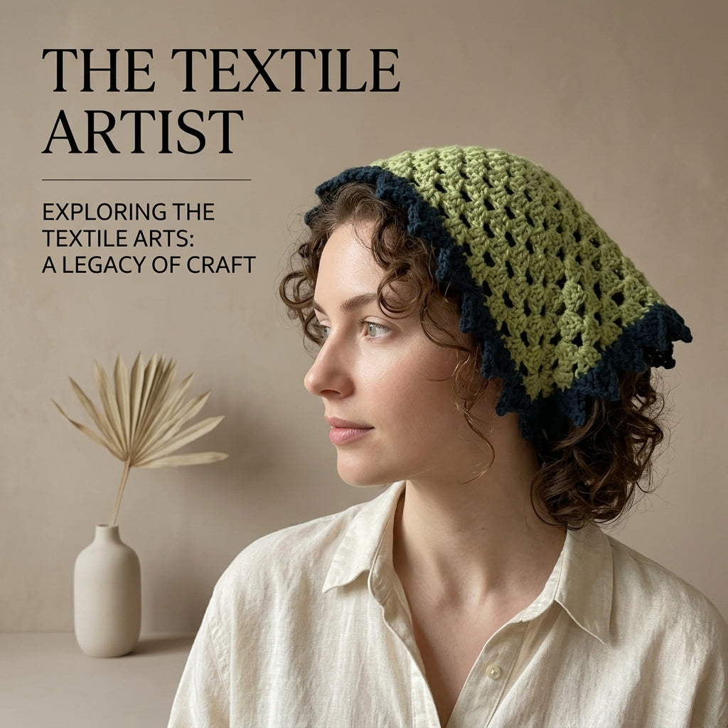 Vee Lacy Triangle Headscarf | Crochet Pattern PDF