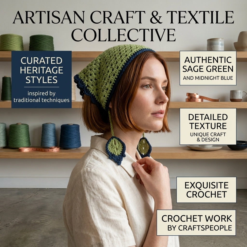 Vee Lacy Triangle Headscarf | Crochet Pattern PDF