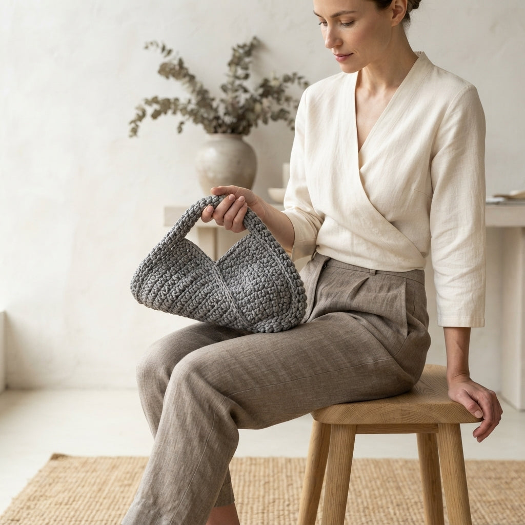 Beach Bag Purse Shoulder Bag | Crochet Pattern PDF