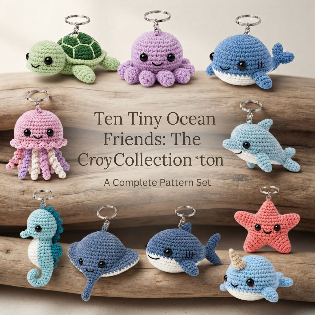 Massive 10+ Mini Charm Patterns | Crochet Bundle — Design 2