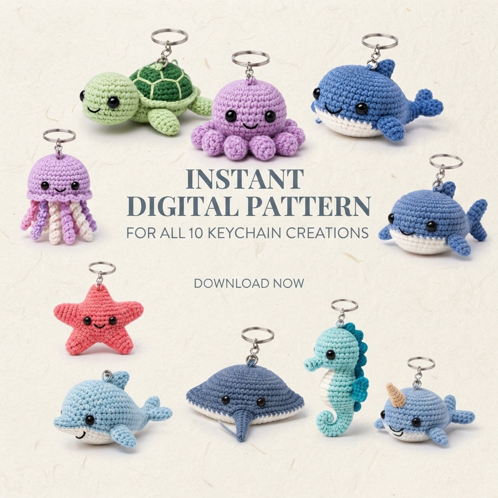 Massive 10+ Mini Charm Patterns | Crochet Bundle — Design 2