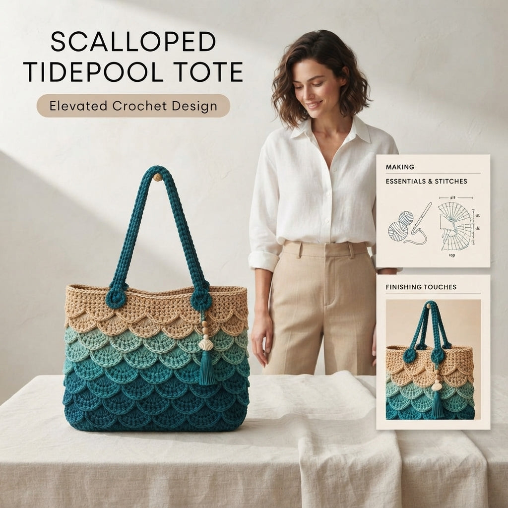 Market Bag Handbag Tote | Crochet Pattern PDF