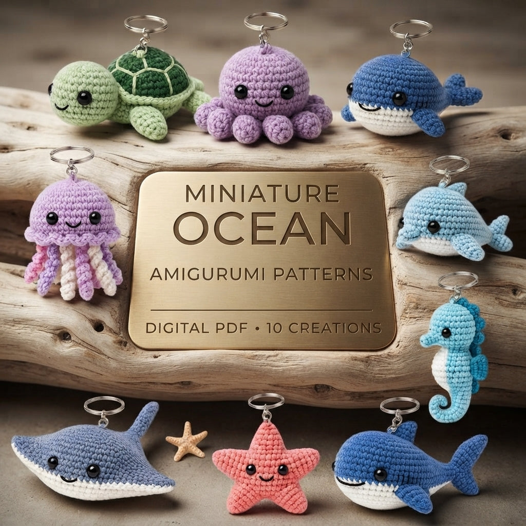 Massive 10+ Mini Charm Patterns | Crochet Bundle — Design 2