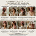 Shell Stitch Hair Scarf | Crochet Pattern PDF