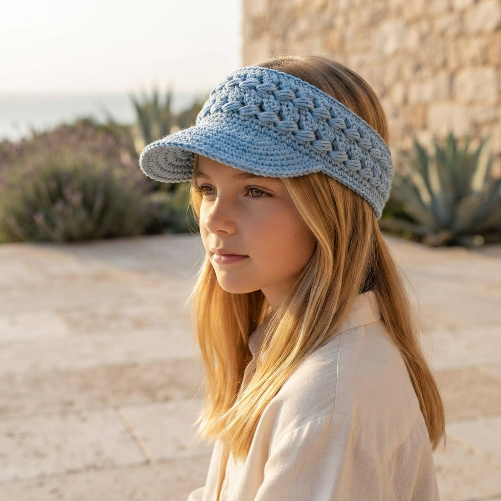 Graceful Sun Visor | Handmade Hat PDF — Design 2