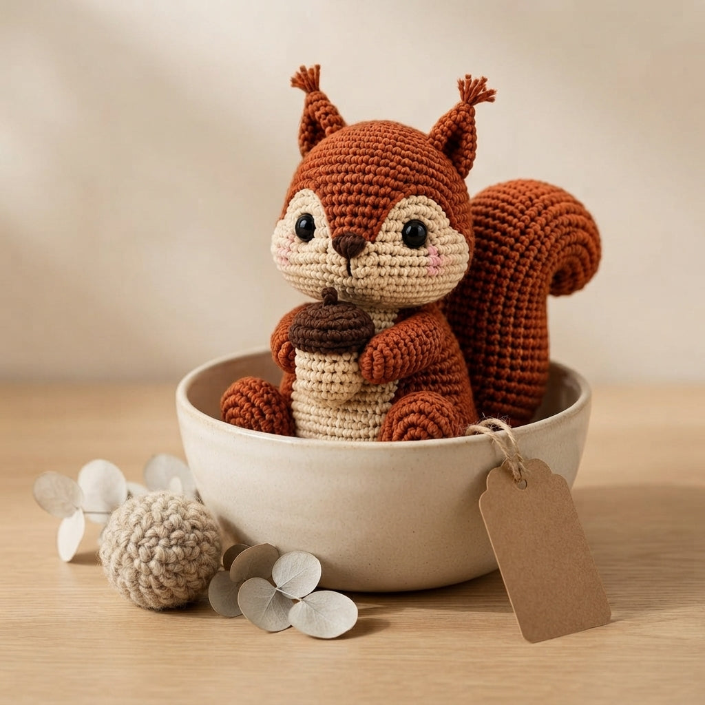 Squirrel Toy Amigurumi | Amigurumi Pattern PDF