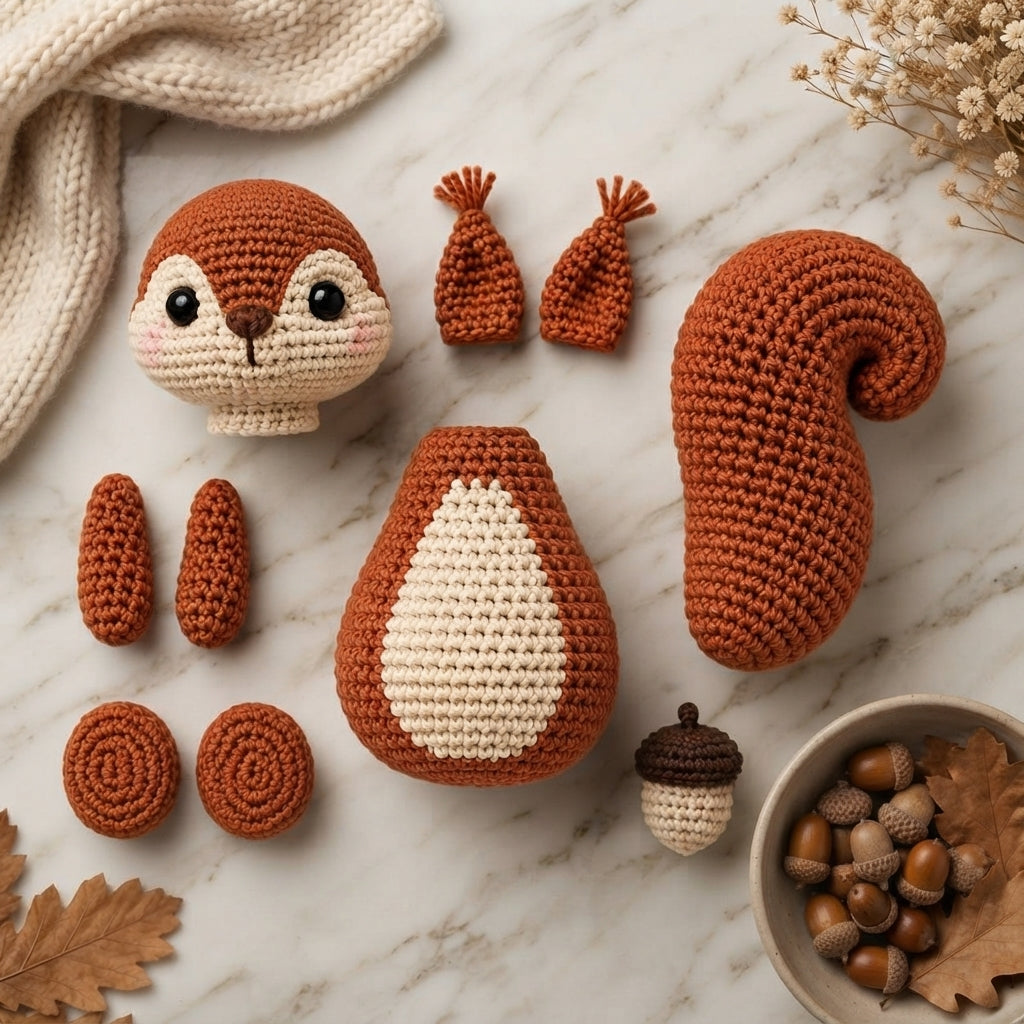 Squirrel Toy Amigurumi | Amigurumi Pattern PDF