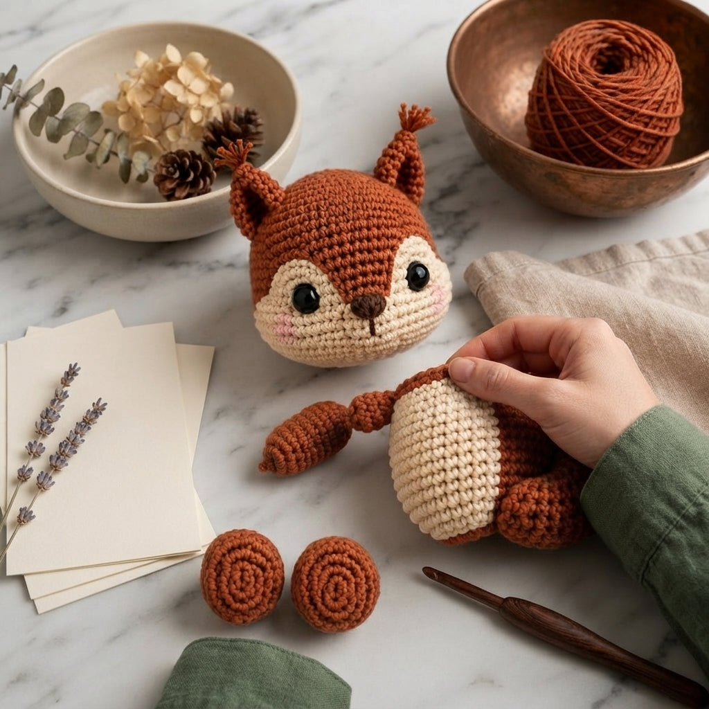 Squirrel Toy Amigurumi | Amigurumi Pattern PDF
