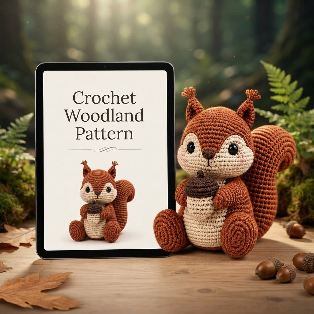 Squirrel Toy Amigurumi | Amigurumi Pattern PDF