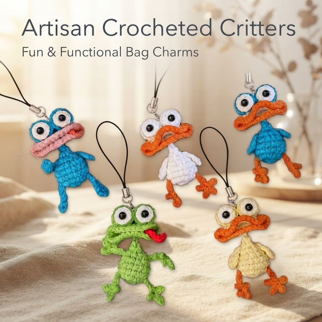 Sweet Mini Bag Charm | Crochet Keychain Pattern — Design 3