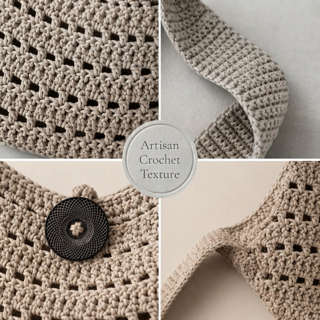 Hobo Bag Textured Tote | Crochet Pattern PDF