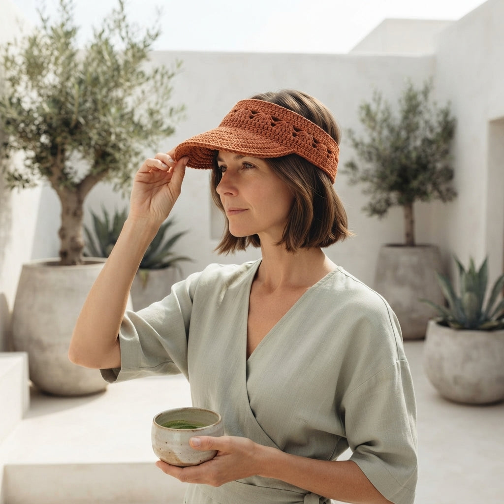 Breezy Sun Visor | Summer Crochet Pattern