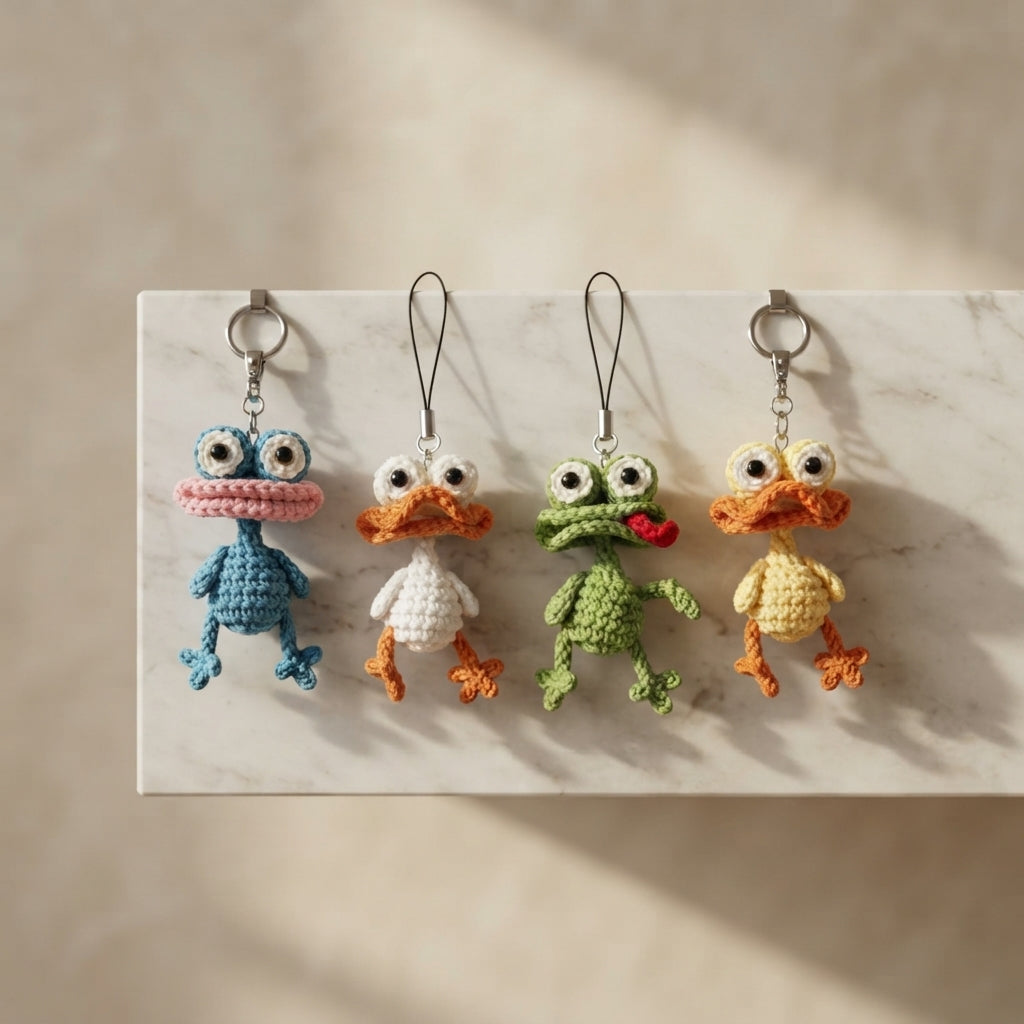 Sweet Mini Bag Charm | Crochet Keychain Pattern — Design 3