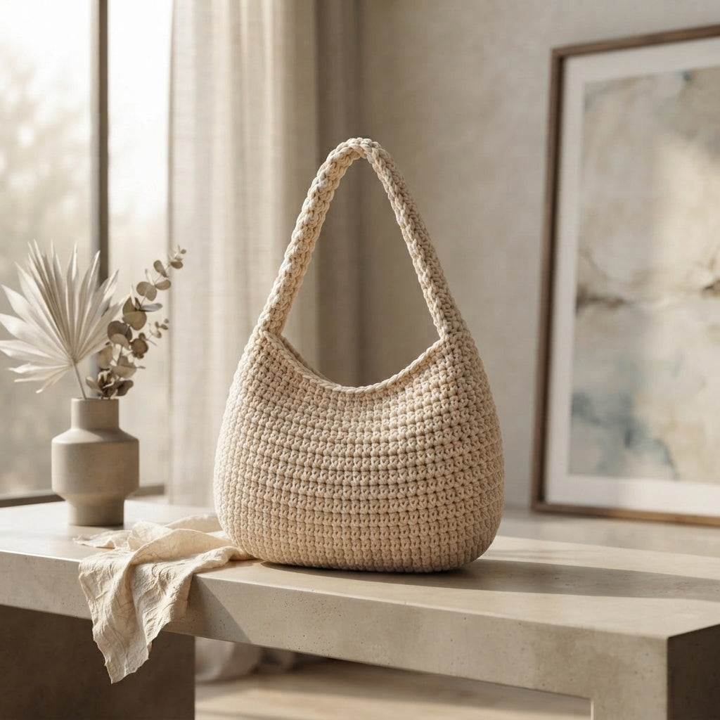 Purse Floral Shoulder Bag | Crochet Pattern PDF