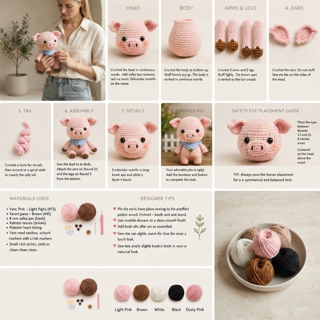 Amigurumi Amigurumi Doll V4 | Amigurumi PDF Guide