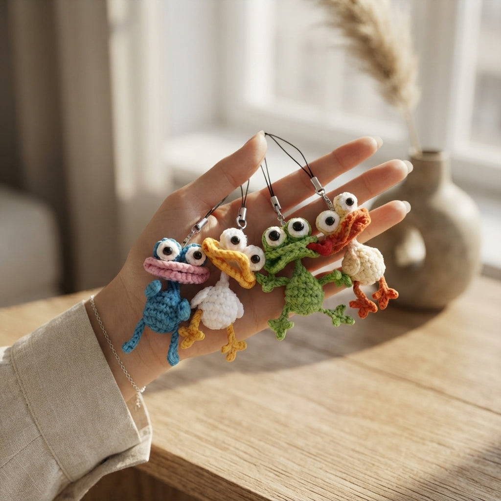 Sweet Mini Bag Charm | Crochet Keychain Pattern — Design 3