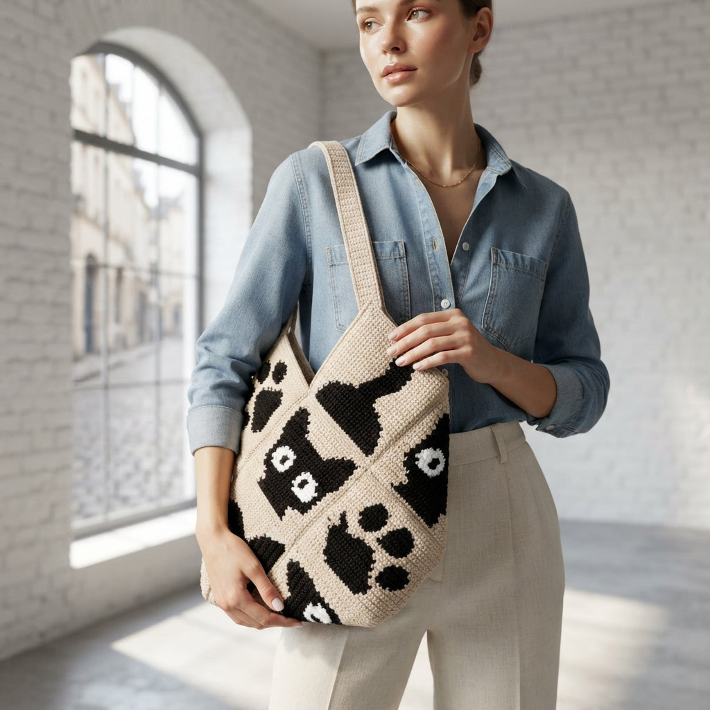 Cat Paw Tote | Crochet Pattern PDF