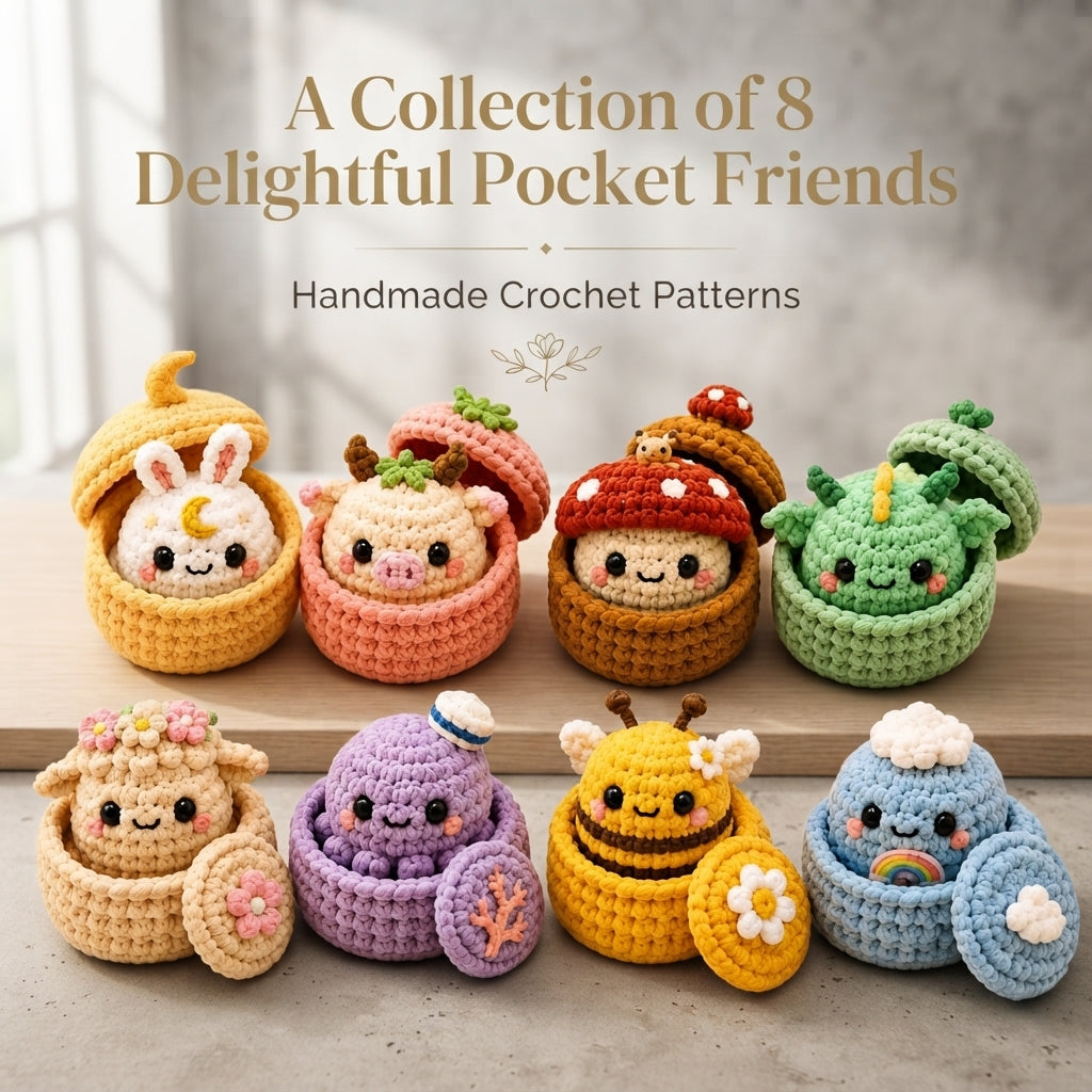 Mega Amigurumi Collection | 8+ Crochet Patterns PDF