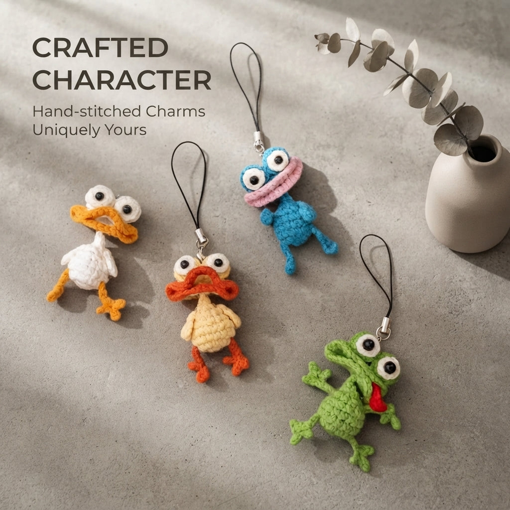 Sweet Mini Bag Charm | Crochet Keychain Pattern — Design 3
