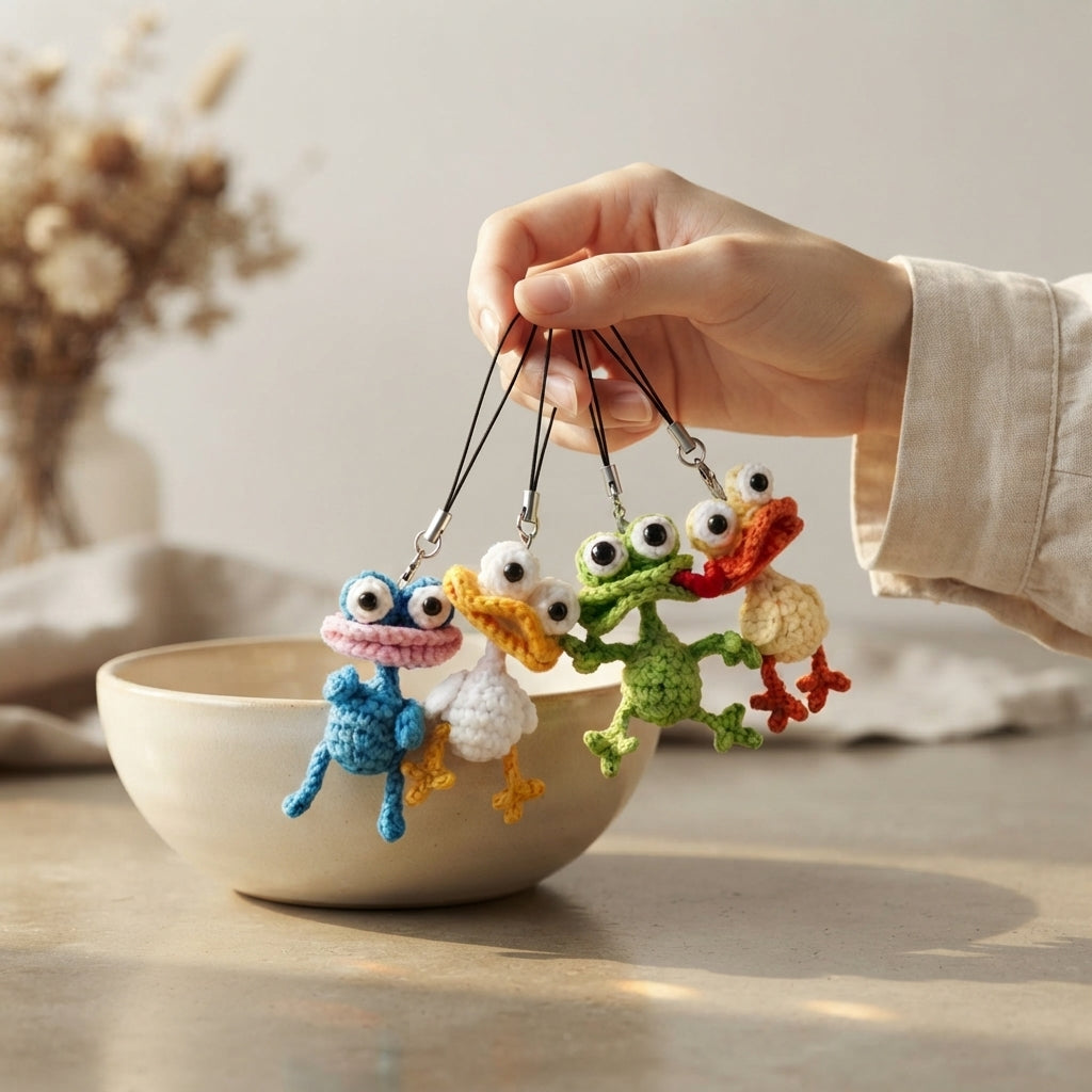 Sweet Mini Bag Charm | Crochet Keychain Pattern — Design 3