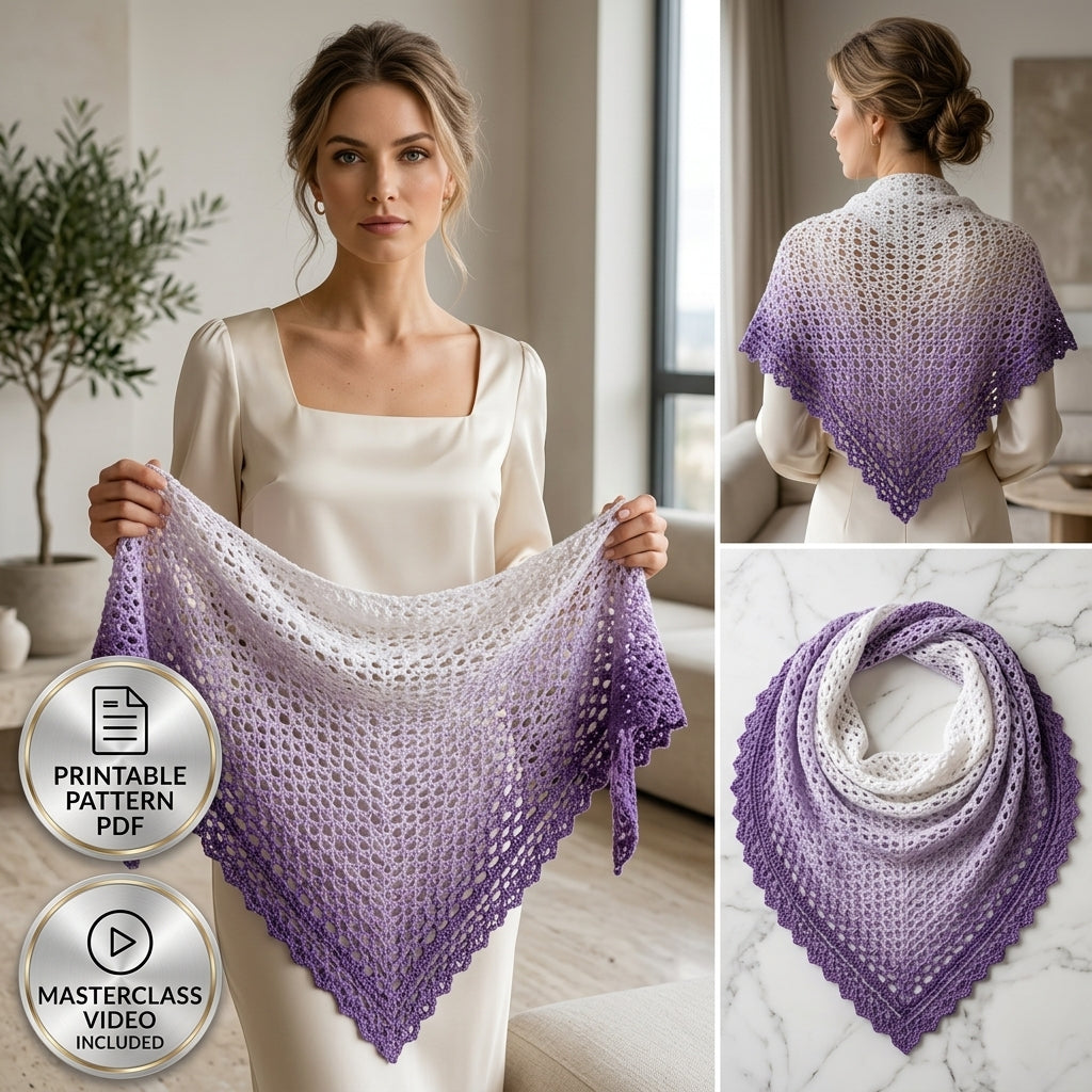 12-in-1 Boho Head Scarf Bundle | Crochet Pattern PDF