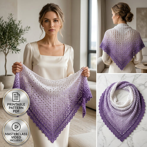 12-in-1 Boho Head Scarf Bundle | Crochet Pattern PDF