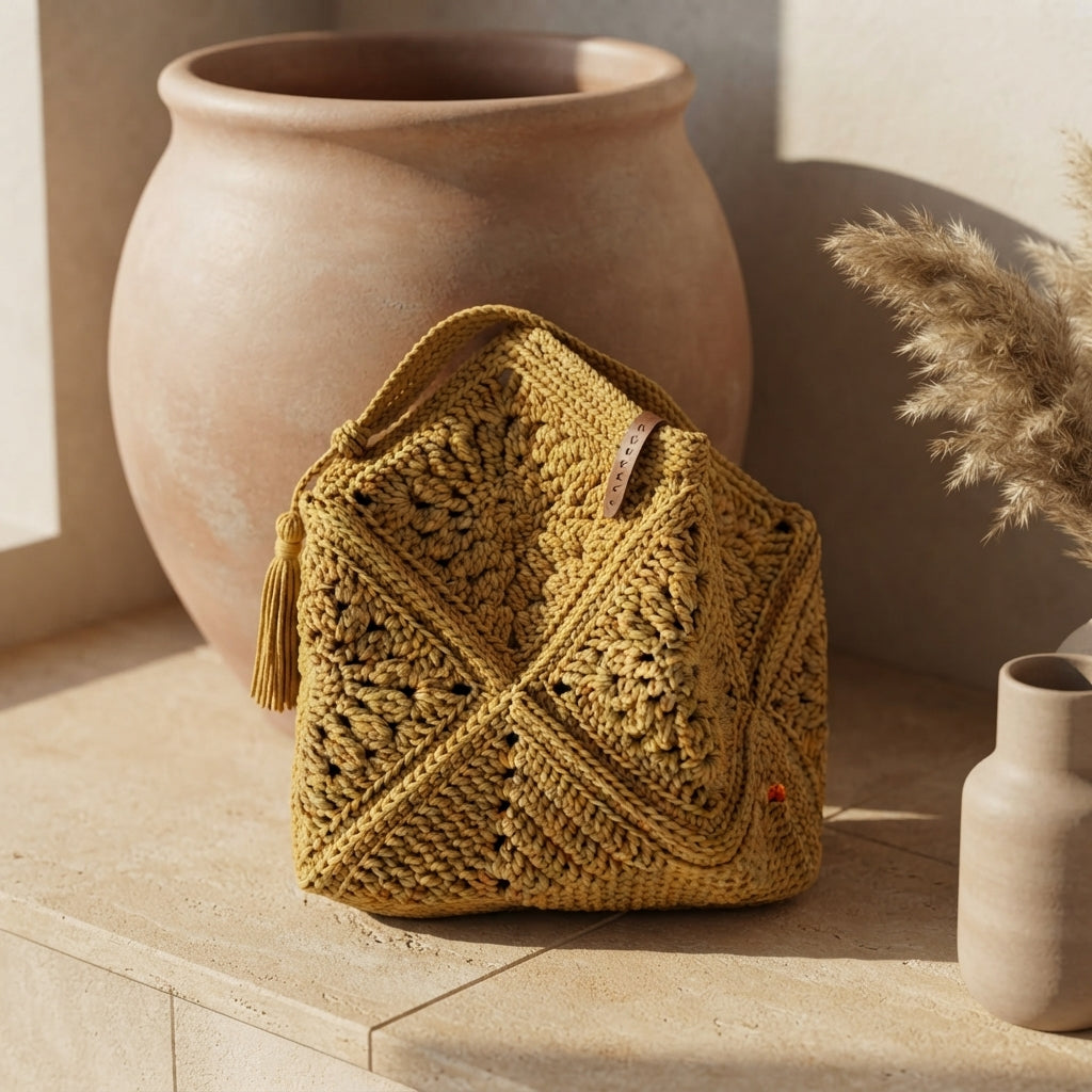 Granny Square Granny Square Tote V6 | Crochet Pattern PDF