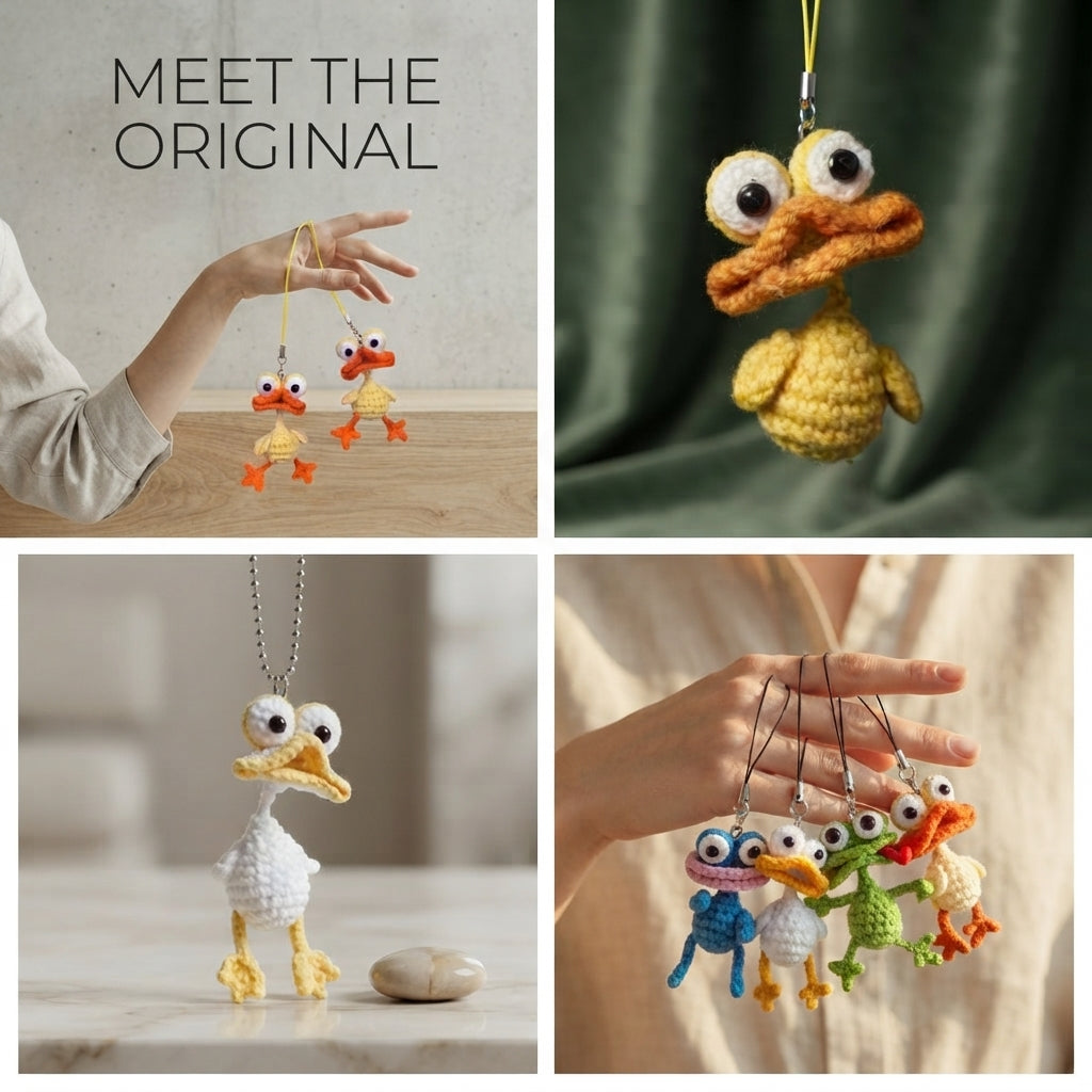 Sweet Mini Bag Charm | Crochet Keychain Pattern — Design 3