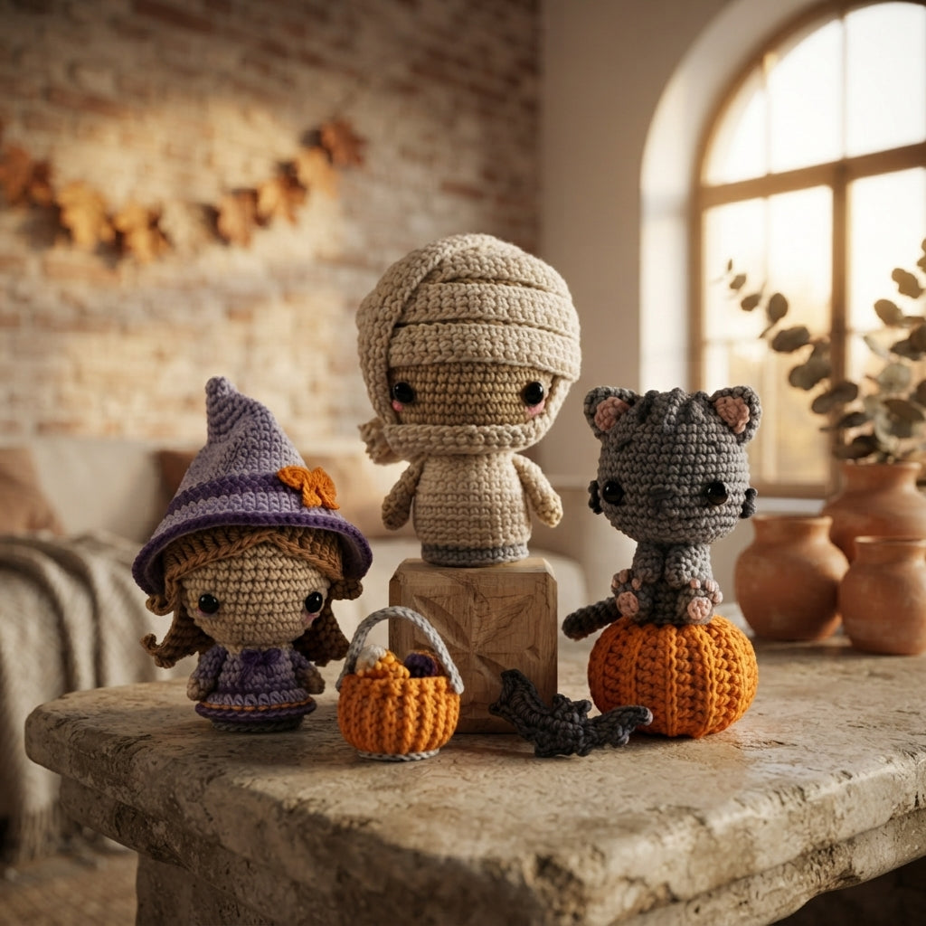 Cute Mini Charm Keyring | Amigurumi PDF Guide