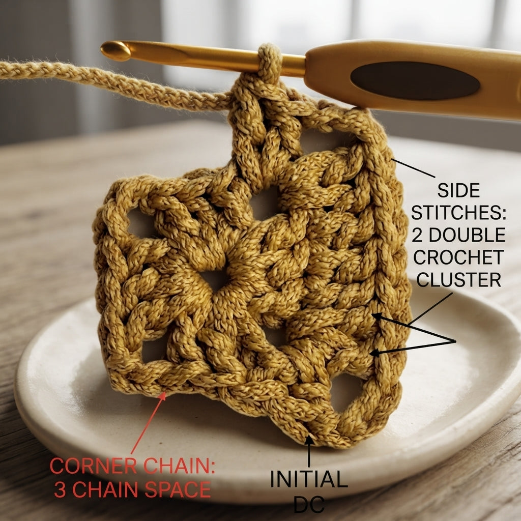 Granny Square Granny Square Tote V6 | Crochet Pattern PDF