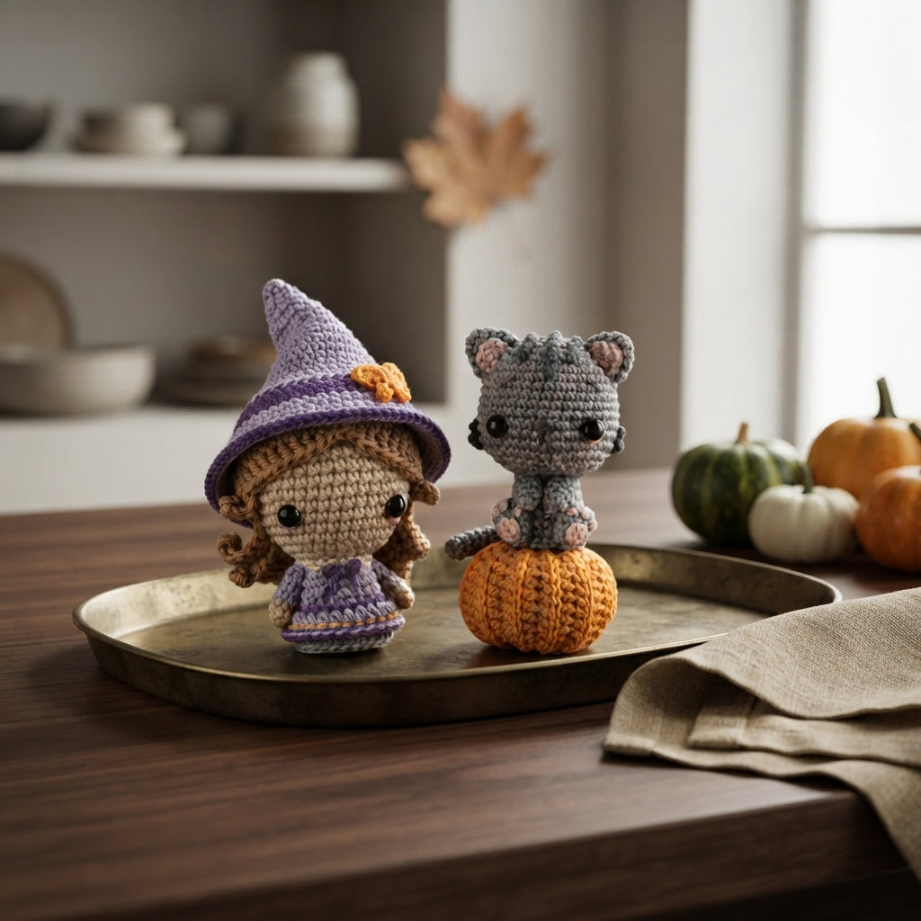 Cute Mini Charm Keyring | Amigurumi PDF Guide