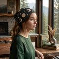 Celestial Moon Phase Boho Head Scarf | Crochet Pattern PDF