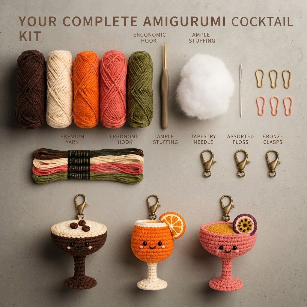 Mega 100 Crochet Keychain Patterns | PDF Bundle — Design 3