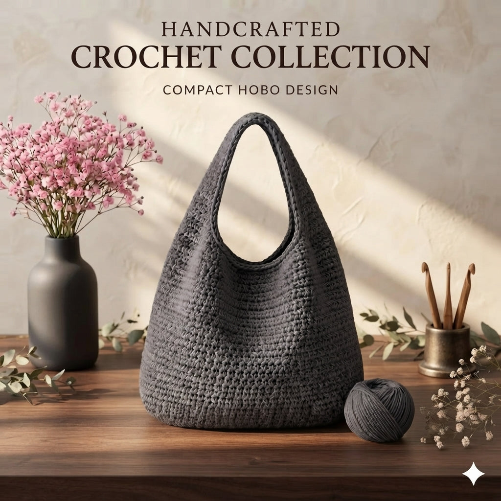 Shoulder Bag Hobo Bag Tote V2 | Crochet Pattern PDF