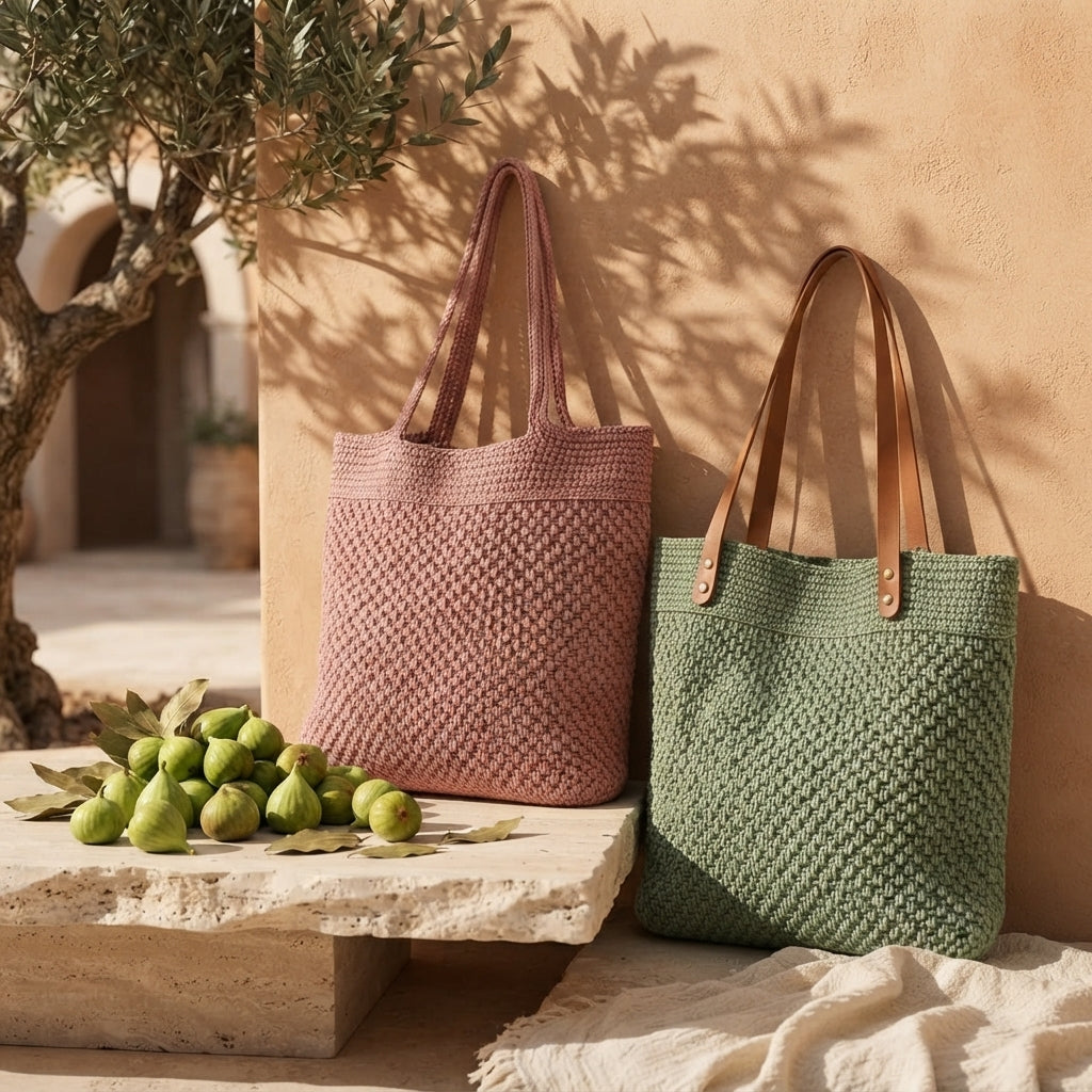 Shopper Tote Shoulder Bag Tote V2 | Crochet Pattern PDF