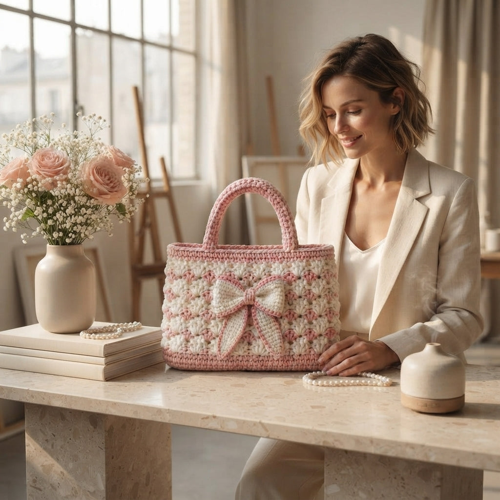 Purse Shell Stitch Tote V2 | Crochet Pattern PDF