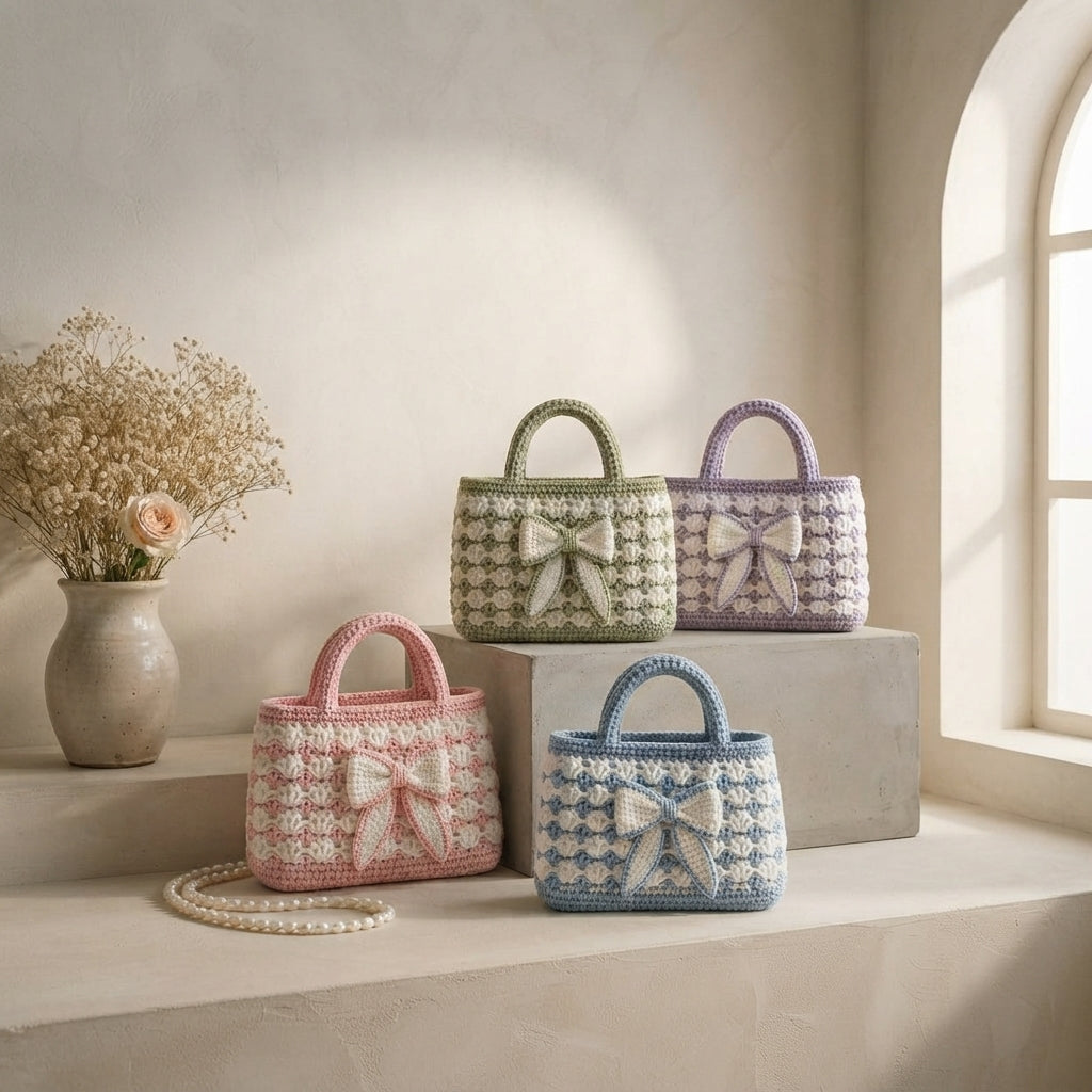 Purse Shell Stitch Tote V2 | Crochet Pattern PDF