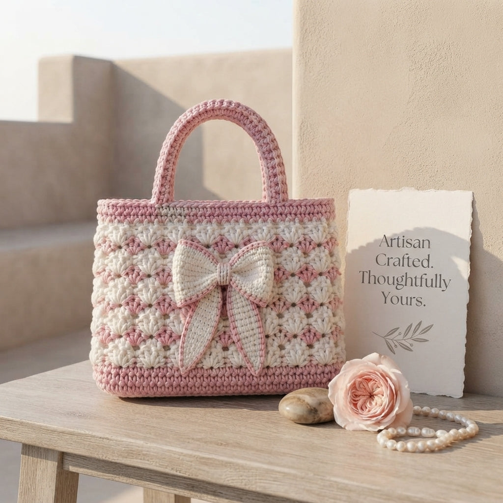 Purse Shell Stitch Tote V2 | Crochet Pattern PDF