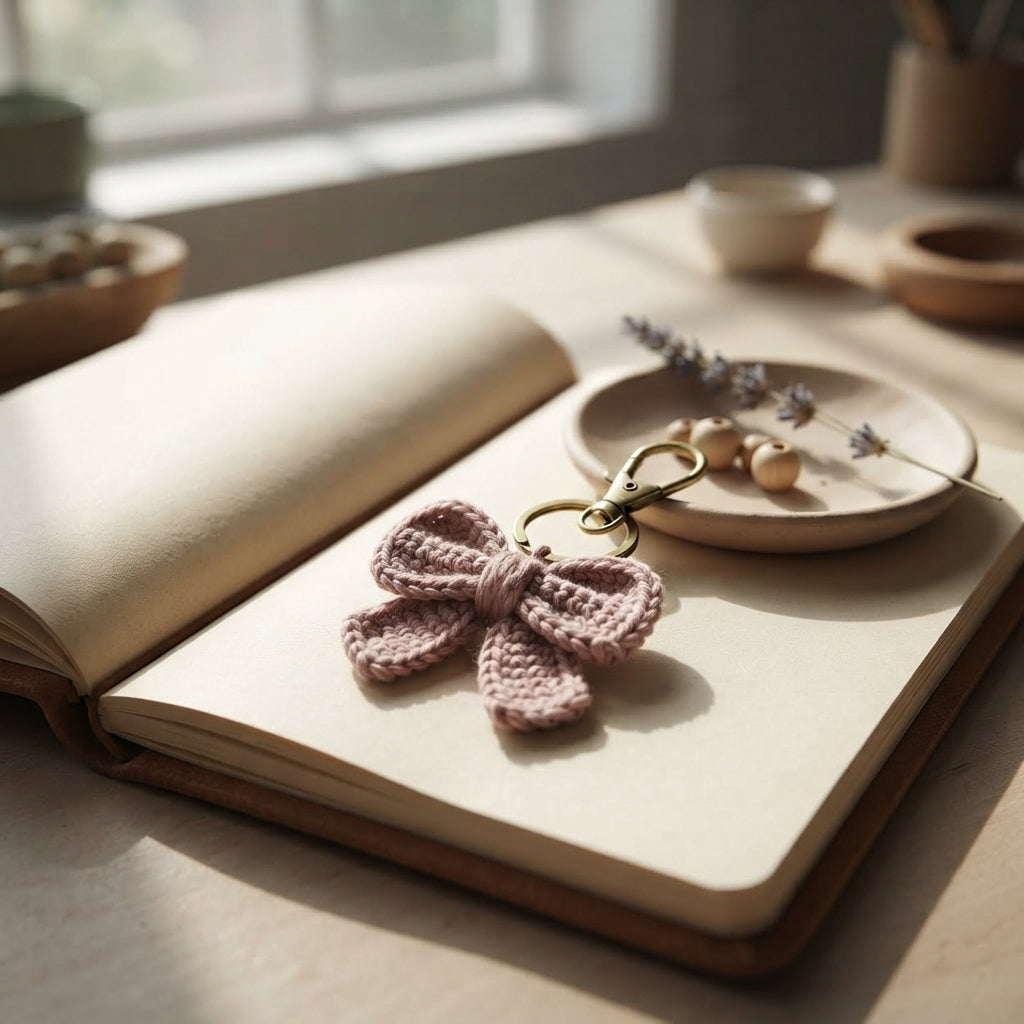 Pretty Keychain Charm | Handmade Crochet Pattern — Design 7