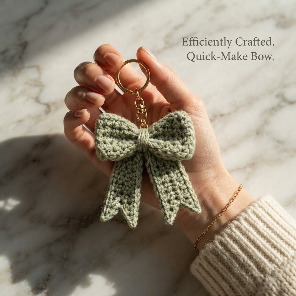 Pretty Keychain Charm | Handmade Crochet Pattern — Design 7