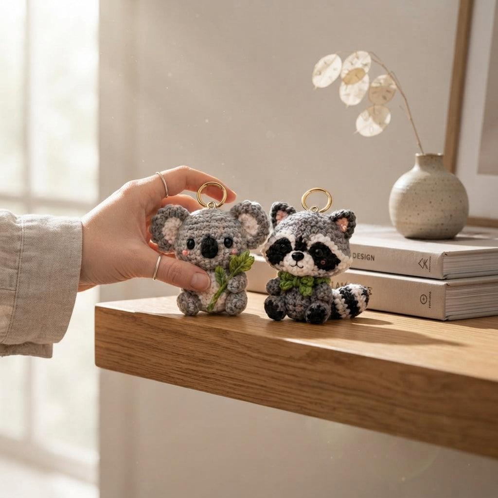 Whimsical Keychain Keychain | PDF Crochet Guide — Design 3