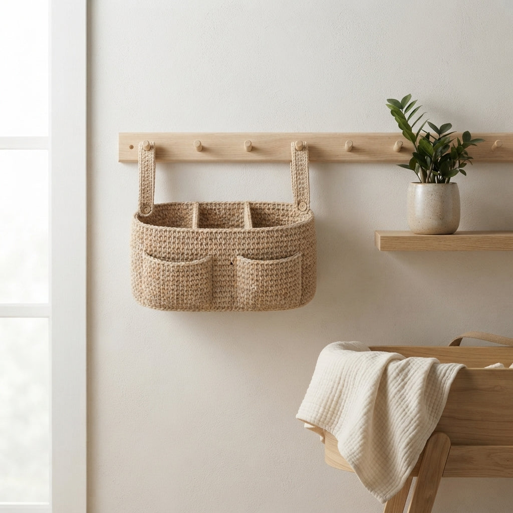 Stroller Organizer Bag | Crochet Pattern PDF