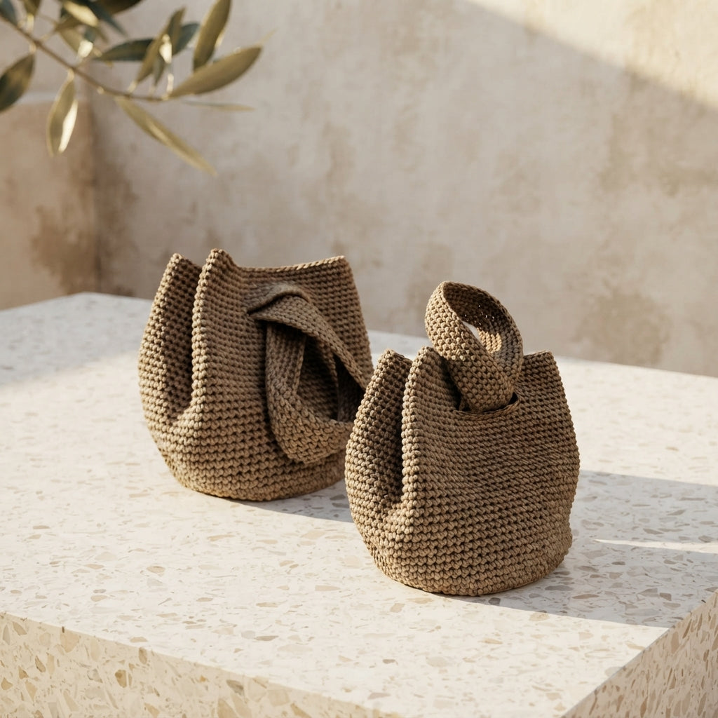 Clutch Bucket Bag Tote | Crochet Pattern PDF