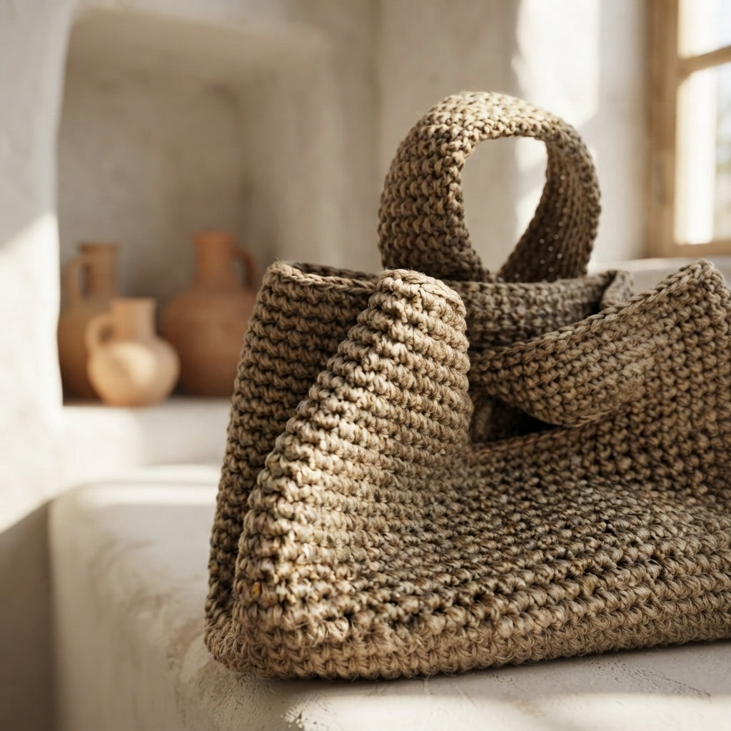Clutch Bucket Bag Tote | Crochet Pattern PDF