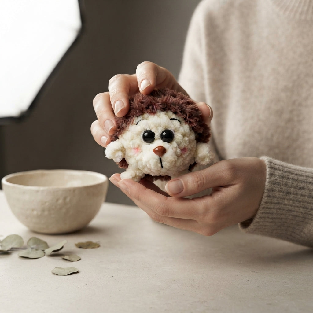 Playful Keychain Mini Charm | Amigurumi Pattern — Design 4