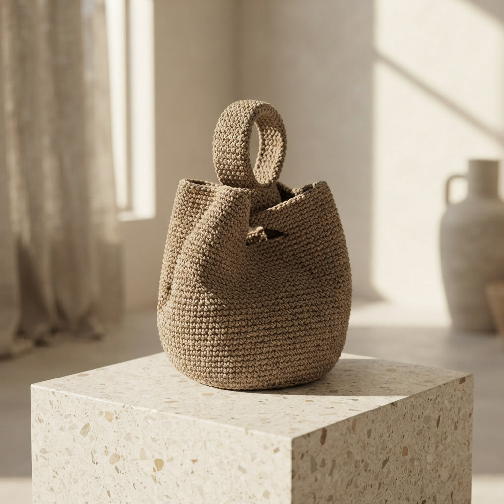 Clutch Bucket Bag Tote | Crochet Pattern PDF
