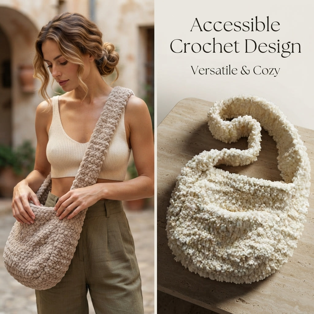 Crossbody Market Bag Tote V2 | Crochet Pattern PDF