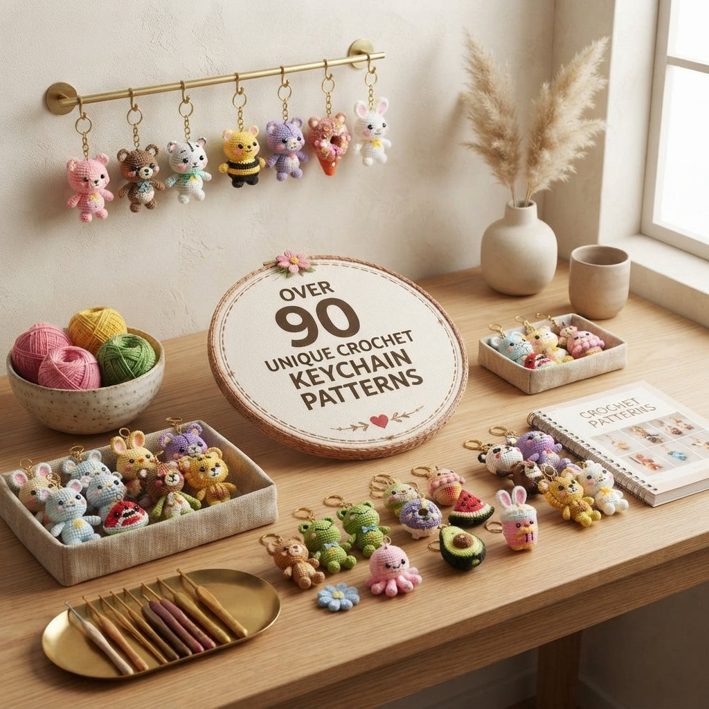 Massive 90+ Mini Charm Patterns | Crochet Bundle