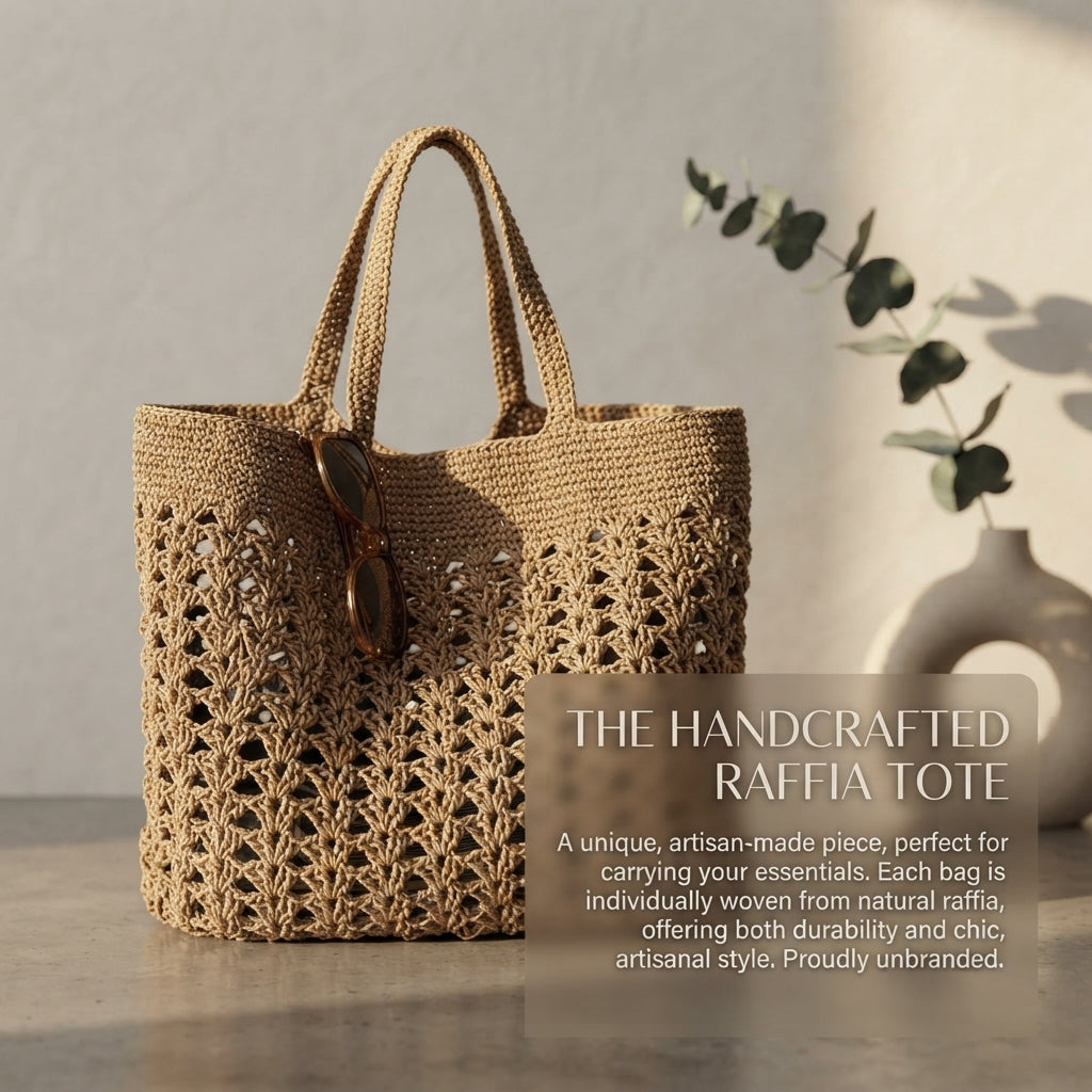Raffia Tote V3 | Crochet Pattern PDF