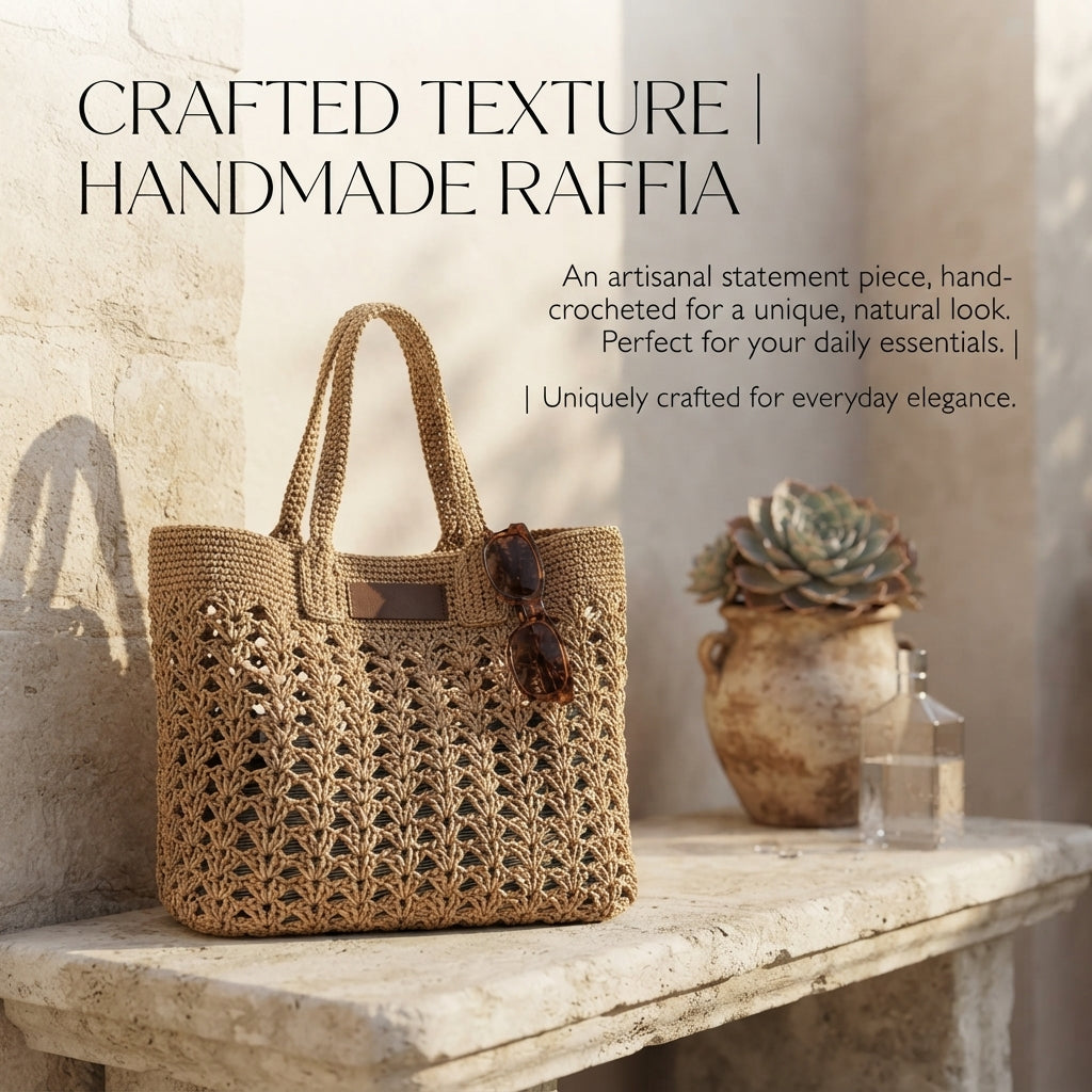 Raffia Tote V3 | Crochet Pattern PDF